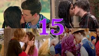 Top 15 BEST Disney Channel Kisses [upl. by Farkas]