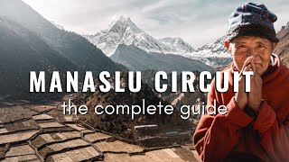 Manaslu Circuit Trek Larke Pass  THE COMPLETE GUIDE [upl. by Heller379]