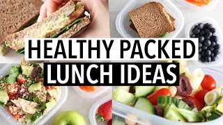 EASY HEALTHY PACKED LUNCH IDEAS  For school or work [upl. by Artsa154]