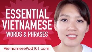 Essential Vietnamese Words and Phrases to Sound Like a Native [upl. by Aiouqahs]