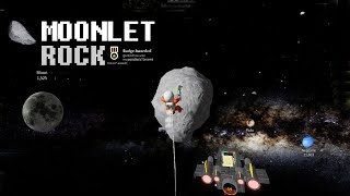 How to get MOONLET 2024 PT5 ROCK2nd MOON BADGE in SPACE SIMULATOR Roblox [upl. by Gavrielle418]