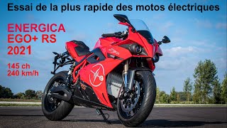 Energica EGO RS 2021 essai détaillé de la plus rapide et endurante moto électrique [upl. by Tare]