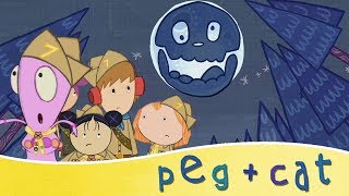 Peg  Cat 🎃 A Spooky Problem for Halloween [upl. by Jehius]