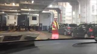 Stena Line Boarding Stena Line Horizon Rosslare to Cherbourg Ireland to France [upl. by Olnee]