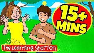 Boom Chicka Boom Song ♫ 15 MINS ♫ Brain Breaks amp Action Songs ♫ Kids Songs by The Learning Station [upl. by Hendrik566]