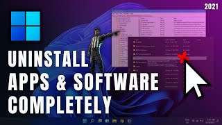 How to UninstallDelete Apps amp Programs in Windows 11 Completely 2023 [upl. by Fran]