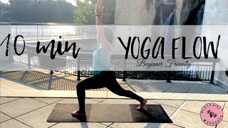 Black Girl Workouts 10 Minute Yoga FlowBeginner Friendly [upl. by Reggie934]