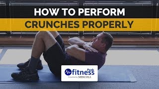 How to Perform Crunches Properly [upl. by Esoj]