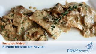 Porcini Mushroom Ravioli [upl. by Ahseka]