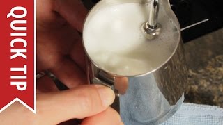 How to AutoFroth Milk for Lattes [upl. by Iew]