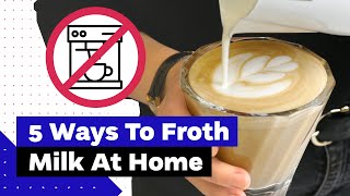 How To Froth Milk At Home Best Milk Frothers Review [upl. by Suciram]