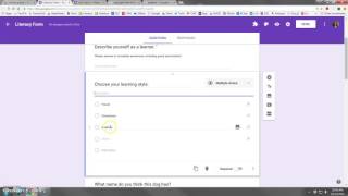 Google Forms  Adding a Multiple Choice Question [upl. by Haridan]