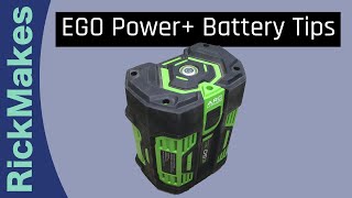 EGO Power Battery Tips [upl. by Vareck]