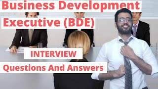 Business Development ExecutiveBDE Interview Questions And Answers  In Hindi  2020 [upl. by Drallim]