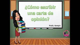 Escribir una carta de opinión [upl. by Adnimra]