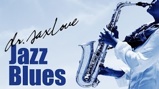 Jazz Blues • Blues Saxophone Instrumental Music for Relaxing and Study [upl. by Eaj]