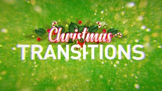 Christmas Transitions and Overlay Collections GREEN SCREEN [upl. by Ailimat]