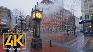 4K Virtual Walking Tour through Downtown Vancouver Canada  City Walks [upl. by Akeimat163]