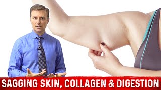 Sagging Skin Collagen and Digestion – Dr Berg [upl. by Farrica]