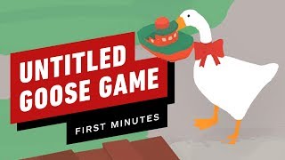 The First 11 Minutes of Untitled Goose Game  Gameplay [upl. by Claudelle]