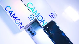 Unboxing TECNO CAMON 18 Normal amp Premier Versions [upl. by Stephine343]