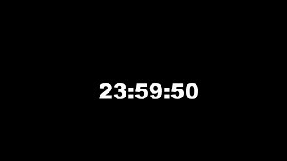 new years eve counterclock from 235950 to 000000 [upl. by Llirred]