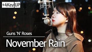 4key up November Rain cover  Guns N Roses l Bubble Dia [upl. by Tuckie555]