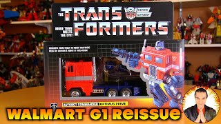 Transformers Walmart Exclusive G1 Reissue OPTIMUS PRIME 2019 [upl. by Ezekiel22]