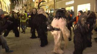 Krampuslauf Krampus in Gastein 2024 von Haus zu Haus [upl. by Dalpe577]