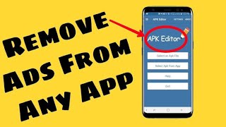 How to Remove Ads in any App With APK EDITOR PRO [upl. by Elleoj]