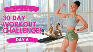 30 Day Workout Challenge  I AM CAPABLE  Day 6  8 minutes REALTIME Workout [upl. by Judie]