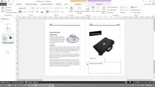 Como hacer un diptico con Publisher 2013 [upl. by Nangatrad]