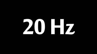 20 Hz Test Tone 10 Hours [upl. by Elyr925]