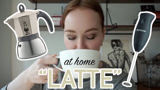 HOW TO MAKE A quotLATTEquot AT HOME moka pot  frother [upl. by Nellak]