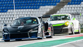 McLaren Senna FULL ATTACK POV on the race track  GERCollector [upl. by Juliann24]