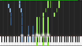 Princess Mononoke Medley Piano Tutorial Synthesia  ThePandaTooth [upl. by Lund]