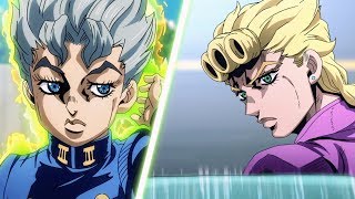 ジョジョ 5  Koichi Meets Giorno Giovanna 『HD』 [upl. by Kimmi]