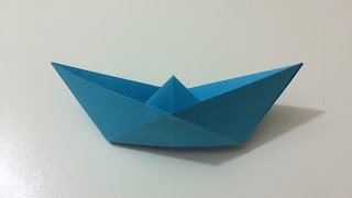 COMO HACER UN BARCO DE PAPEL TUTORIAL PAPIROFLEXIA ORIGAMI [upl. by Lrem]