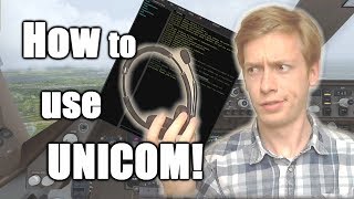 VATSIM Tutorial How amp When to Use UNICOM [upl. by Neils]