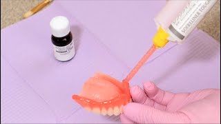 Full Chairside Denture Reline Procedure using SOFRELINER TOUGH® [upl. by Acinad]