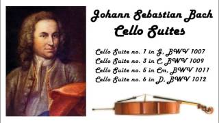 Johann Sebastian Bach  Cello suites in 432 Hz great for reading or studying [upl. by Thorny791]