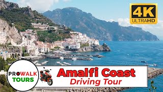 The BEST Amalfi Coast Driving Tour 4K [upl. by Kuth]