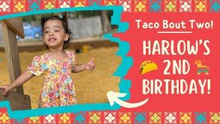 Harlow’s 2nd Birthday Fiesta 🪅 🌮 [upl. by Eibot]