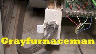 Furnace condensate drain cleaning [upl. by Aklam]