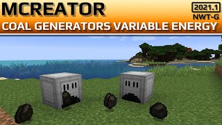 MCreator Variable Energy  Coal Generator Tutorial [upl. by Eatnoed]