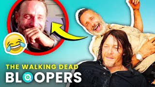 The Walking Dead Hilarious Bloopers And Funny Moments 🍿OSSA Movies [upl. by Abocaj]