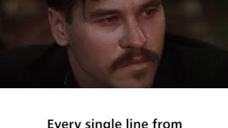 100 Doc Holliday Lines From Tombstone [upl. by Stichter]