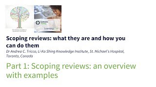 Scoping reviews an overview with examples [upl. by Jammal]