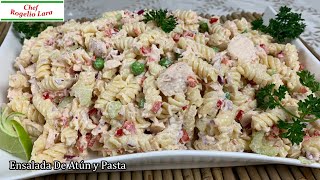 Ensalada De Atún Y Pasta  Receta Deliciosa [upl. by Navinod]