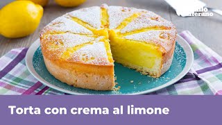 TORTA CON CREMA AL LIMONE  Ricetta perfetta da provare subito [upl. by Tertias483]